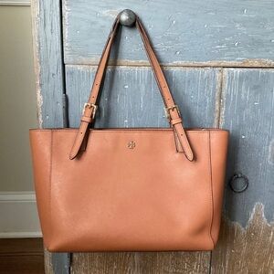 Tory Burch Brown Leather Tote, new straps included